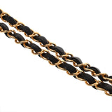 CHANEL シャネル マトラッセ プッシュロック チェーンショルダー 25cm ブラック レディース ラムスキン ショルダーバッグ ABランク 中古 銀蔵
