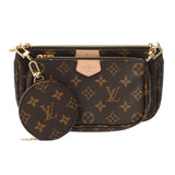 LOUIS VUITTON ルイヴィトン モノグラム ミュルティ ポシェットアクセソワール ローズクレール M44840 レディース モノグラムキャンバス ショルダーバッグ Aランク 中古 銀蔵
