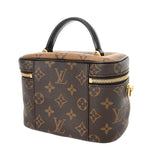 LOUIS VUITTON ルイヴィトン モノグラムリバース ヴァニティ NV PM ブラウン M45165 レディース モノグラムキャンバス バニティバッグ ABランク 中古 銀蔵