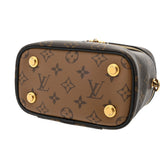 LOUIS VUITTON ルイヴィトン モノグラムリバース ヴァニティ NV PM ブラウン M45165 レディース モノグラムキャンバス バニティバッグ ABランク 中古 銀蔵