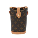 LOUIS VUITTON ルイヴィトン モノグラム フォールドミーポーチ ブラウン M80874 レディース モノグラムキャンバス ポーチ Aランク 中古 銀蔵