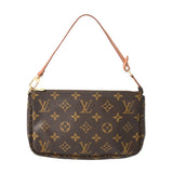 LOUIS VUITTON ルイヴィトン モノグラム ポシェット アクセソワール ブラウン M51980 レディース モノグラムキャンバス アクセサリーポーチ Bランク 中古 銀蔵