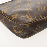 LOUIS VUITTON ルイヴィトン モノグラム ポシェット アクセソワール ブラウン M51980 レディース モノグラムキャンバス アクセサリーポーチ Bランク 中古 銀蔵