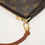 LOUIS VUITTON ルイヴィトン モノグラム ポシェット アクセソワール ブラウン M51980 レディース モノグラムキャンバス アクセサリーポーチ Bランク 中古 銀蔵