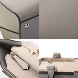 FENDI フェンディ トロワジュール グレー 8BH279 レディース カーフ ハンドバッグ ABランク 中古 銀蔵