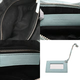 BALENCIAGA バレンシアガ メタリックエッジ ザ ヒップ ライトブルー レディース ショルダーバッグ ABランク 中古 銀蔵