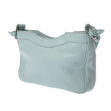 BALENCIAGA バレンシアガ メタリックエッジ ザ ヒップ ライトブルー レディース ショルダーバッグ ABランク 中古 銀蔵