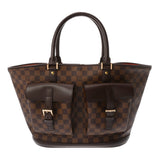 LOUIS VUITTON ルイヴィトン ダミエ マノスク GM ブラウン N51120 レディース ダミエキャンバス ハンドバッグ Aランク 中古 銀蔵