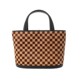 LOUIS VUITTON ルイヴィトン ダミエ ソバージュ インパラ ブラウン M92133 レディース ハラコ/レザー ハンドバッグ ABランク 中古 銀蔵