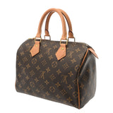 LOUIS VUITTON ルイヴィトン モノグラム スピーディ25 ブラウン M41109 レディース モノグラムキャンバス ハンドバッグ ABランク 中古 銀蔵