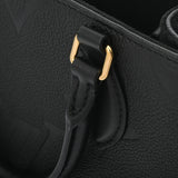 LOUIS VUITTON ルイヴィトン モノグラムアンプラント オンザゴー PM 2WAY ノワール M45653 レディース レザー ハンドバッグ Aランク 中古 銀蔵