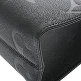 LOUIS VUITTON ルイヴィトン モノグラムアンプラント オンザゴー PM 2WAY ノワール M45653 レディース レザー ハンドバッグ Aランク 中古 銀蔵