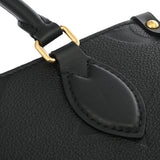 LOUIS VUITTON ルイヴィトン モノグラムアンプラント オンザゴー PM 2WAY ノワール M45653 レディース レザー ハンドバッグ Aランク 中古 銀蔵