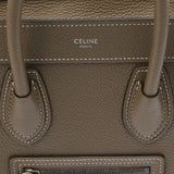 CELINE セリーヌ ラゲージ ナノ スリ 189243DRU.09SO レディース ドラムドカーフ ハンドバッグ Aランク 中古 銀蔵