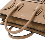 CELINE セリーヌ ラゲージ ナノ デューン 189243DRU.03UN レディース ドラムドカーフ ハンドバッグ Aランク 中古 銀蔵