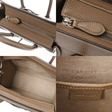 CELINE セリーヌ ラゲージ ナノ スリ 189243DRU.09SO レディース ドラムドカーフ ハンドバッグ Aランク 中古 銀蔵