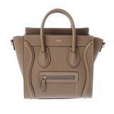 CELINE セリーヌ ラゲージ ナノ スリ 189243DRU.09SO レディース ドラムドカーフ ハンドバッグ Aランク 中古 銀蔵