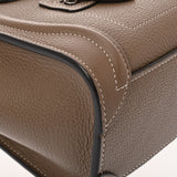 CELINE セリーヌ ラゲージ ナノ スリ 189243DRU.09SO レディース ドラムドカーフ ハンドバッグ Aランク 中古 銀蔵