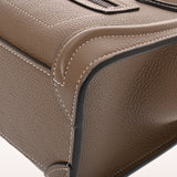 CELINE セリーヌ ラゲージ ナノ スリ 189243DRU.09SO レディース ドラムドカーフ ハンドバッグ Aランク 中古 銀蔵