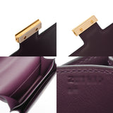 HERMES エルメス コンスタンス3 ミニ 18 カシス Z刻印(2021年頃) レディース ヴォースイフト ショルダーバッグ Aランク 中古 銀蔵