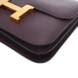 HERMES エルメス コンスタンス3 ミニ 18 カシス Z刻印(2021年頃) レディース ヴォースイフト ショルダーバッグ Aランク 中古 銀蔵