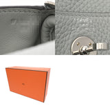HERMES エルメス リンディ ミニ 2WAY ブルーグラシエ W刻印(2024年頃) レディース トリヨンクレマンス ショルダーバッグ Aランク 中古 銀蔵