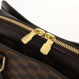 LOUIS VUITTON ルイヴィトン ダミエ トリアナ ブラウン N51155 レディース ダミエキャンバス ハンドバッグ Aランク 中古 銀蔵