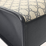 GUCCI グッチ GGスプリーム 2WAY トートバッグ ベージュ 674155 ユニセックス GGスプリームキャンバス/レザー ハンドバッグ ABランク 中古 銀蔵