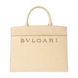 BVLGARI ブルガリ ハンドバッグ 2WAY ホワイト レディース レザー ハンドバッグ ABランク 中古 銀蔵