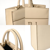 BVLGARI ブルガリ ハンドバッグ 2WAY ホワイト レディース レザー ハンドバッグ ABランク 中古 銀蔵