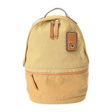 LOEWE ロエベ スモール バッグパック ベージュ系/イエロー 301.51AB56 レディース キャンバス/レザー リュック・デイパック Aランク 中古 銀蔵