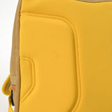 LOEWE ロエベ スモール バッグパック ベージュ系/イエロー 301.51AB56 レディース キャンバス/レザー リュック・デイパック Aランク 中古 銀蔵