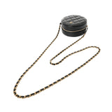 CHANEL シャネル マトラッセ チェーンクラッチ ブラック AP0245 レディース ラムスキン ショルダーバッグ ABランク 中古 銀蔵