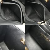 CHANEL シャネル チョコバー ミニフラップチェーンショルダー ブラック AS3744 レディース ラムスキン レジン ショルダーバッグ ABランク 中古 銀蔵