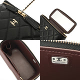 CHANEL シャネル マトラッセ スモール ヴァニティケース ブラック AP1341 レディース キャビアスキン バニティバッグ Aランク 中古 銀蔵