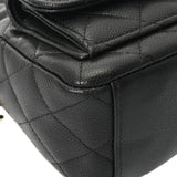 CHANEL シャネル マトラッセ ミニバックパック ブラック AP3753 レディース グレインドカーフスキン リュック・デイパック Aランク 中古 銀蔵