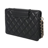 CHANEL シャネル マトラッセ チェーンウォレット ブラック AP3633 レディース ラムスキン チェーンウォレット Aランク 中古 銀蔵