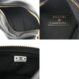 CHANEL シャネル With Chainフリンジ ブラック AP4686 レディース ラムスキン ポーチ Aランク 中古 銀蔵