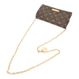 LOUIS VUITTON ルイヴィトン モノグラム ウォレットオンチェーンリリー ブラウン M82509 レディース モノグラムキャンバス ショルダーバッグ 未使用 銀蔵