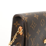 LOUIS VUITTON ルイヴィトン モノグラム ウォレットオンチェーンリリー ブラウン M82509 レディース モノグラムキャンバス ショルダーバッグ 未使用 銀蔵