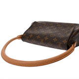 LOUIS VUITTON ルイヴィトン モノグラム ミニルーピング ブラウン M51147 レディース モノグラムキャンバス ワンショルダーバッグ Aランク 中古 銀蔵