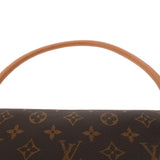 LOUIS VUITTON ルイヴィトン モノグラム ミニルーピング ブラウン M51147 レディース モノグラムキャンバス ワンショルダーバッグ Aランク 中古 銀蔵