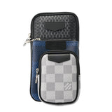LOUIS VUITTON ルイヴィトン ダミエグラフィット モジュラブルポーチ 3D ブラック/グレー/ブルー系 N50447 レディース モノグラムキャンバス ショルダーバッグ Aランク 中古 銀蔵