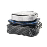 LOUIS VUITTON ルイヴィトン ダミエグラフィット モジュラブルポーチ 3D ブラック/グレー/ブルー系 N50447 レディース モノグラムキャンバス ショルダーバッグ Aランク 中古 銀蔵