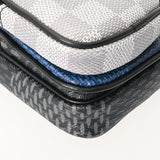 LOUIS VUITTON ルイヴィトン ダミエグラフィット モジュラブルポーチ 3D ブラック/グレー/ブルー系 N50447 レディース モノグラムキャンバス ショルダーバッグ Aランク 中古 銀蔵