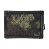 LOUIS VUITTON ルイヴィトン モノグラムカモフラージュ ソフトトランク カーキ/ブラック M56428 ユニセックス ナイロン/レザー ショルダーバッグ Aランク 中古 銀蔵