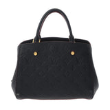 LOUIS VUITTON ルイヴィトン モノグラムアンプラント モンテーニュ BB 2WAY マリーヌルージュ M42747 レディース レザー ハンドバッグ Bランク 中古 銀蔵