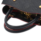 LOUIS VUITTON ルイヴィトン モノグラムアンプラント モンテーニュ BB 2WAY マリーヌルージュ M42747 レディース レザー ハンドバッグ Bランク 中古 銀蔵
