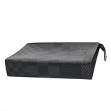 GOYARD ゴヤール ダミエグラフィット3D ポシェットヴォヤージュ MM ブラック N60444 メンズ ダミエキャンバス クラッチバッグ Aランク 中古 銀蔵