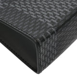 GOYARD ゴヤール ダミエグラフィット3D ポシェットヴォヤージュ MM ブラック N60444 メンズ ダミエキャンバス クラッチバッグ Aランク 中古 銀蔵